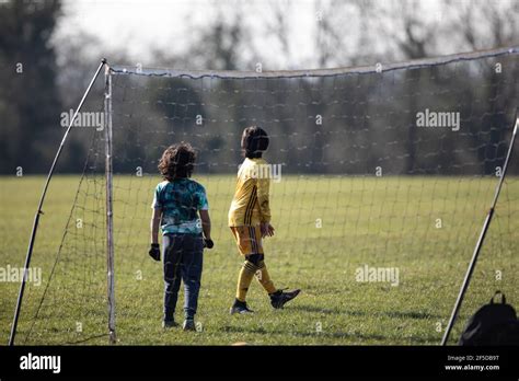 Diverse Children Playing Football Hi Res Stock Photography And Images