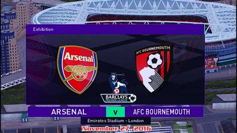 Arsenal Vs Bournemouth 3 1 All Goals Highlights 27 11 2016 Cuplikan