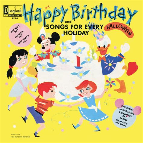 Happy Birthday and Songs For Every Holiday - Disney Music Collection LP/CD