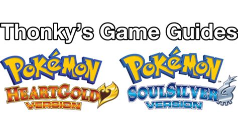 Pokemon Heartgold Soulsilver Game Guide Video Games And Consoles