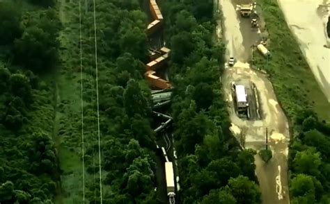 Freight Train Derails Near Philadelphia Prompts Precautionary