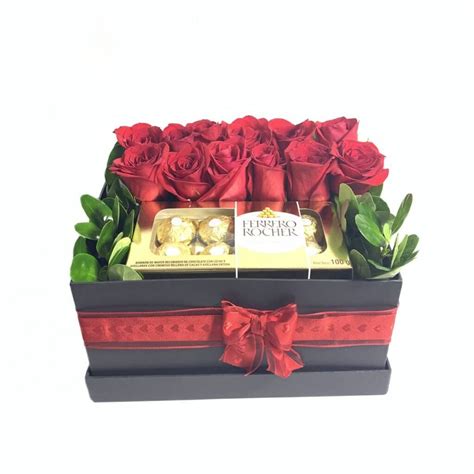 Descubrir Imagen Arreglos Florales En Cajas Con Chocolates