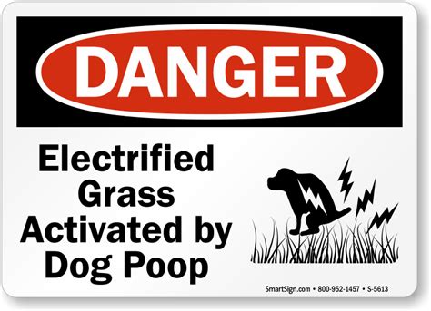 Humorous Dog Poop Signs - Funny Dog Poop Signs