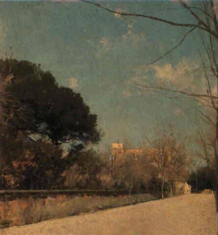 Giuseppe De Nittis It Via Di Portici Olio Su Tela