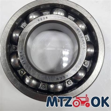Подшипник 6206 (206) KINEX шариковый открытого типа 30х62х16 (на ...