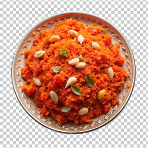 Premium Psd Gajar Ka Halwa On Transparent Background