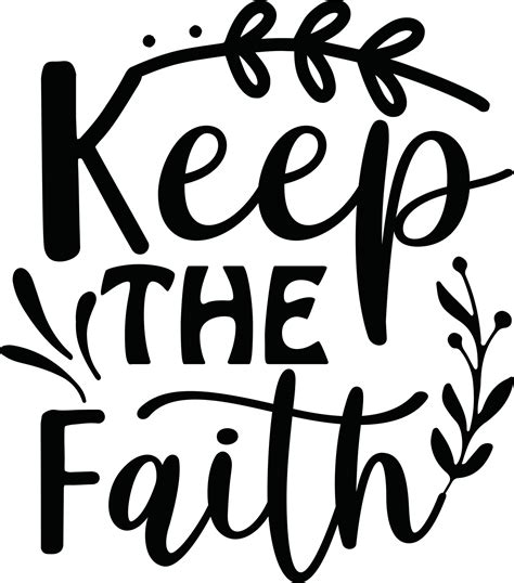 Faith Quotes Design 23567051 Vector Art at Vecteezy