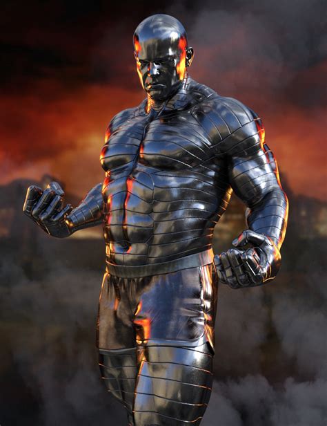 Massive Metal Skin Textures for Genesis 8 Male(s) | Daz 3D