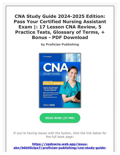 Free PDF CNA Study Guide 2024-2025 Edition: Pass Your Certified Nursing Assistant Exam |: 17