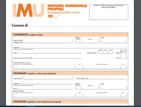 Esenzione Imu Invio Dichiarazione Entro Il Giugno Modello E