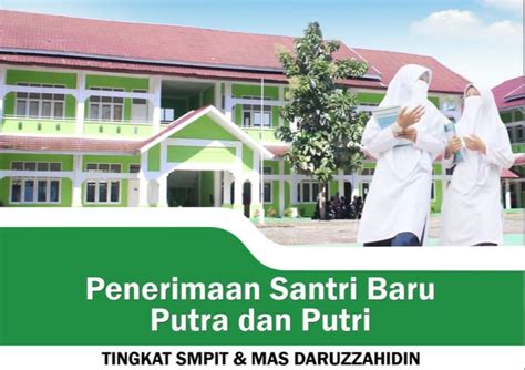 Brosur Pendaftaran Santri Baru Tp