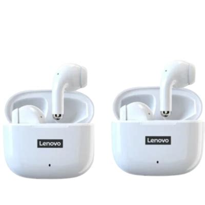 LENOVO Set 2 audífonos Lenovo LP40 Pro Tws y Toumi watch XT95 Blanco