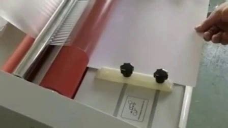 FM 480 Roller Thermal Laminating Machine Hot And Cold Laminating Machine Roller Thermal