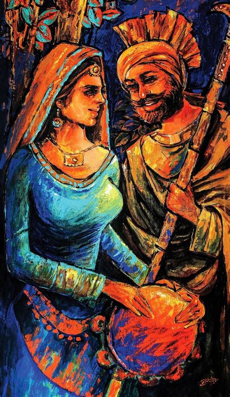 Punjabi Culture Painting Vaisakhi Digital By Artist Gurdish Pannu