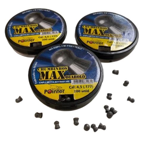 Chumbinho Mm Pointer Max Diabol Kit Cx C Un