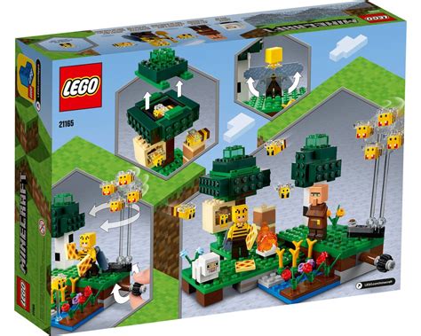 LEGO Set 21165-1 The Bee Farm (2020 Minecraft) | Rebrickable - Build ...