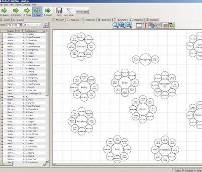 Wedding Reception Seating Chart Template Database