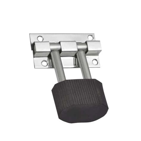 circle stainless steel double door stopper floor door stoppers