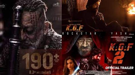 Kgf Chapter2 Trailer Hindi Kgf Chapter 2 Official Trailer Kgf