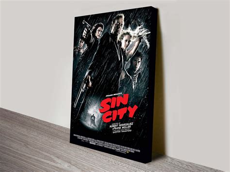 Buy a Sin City Movie Poster Canvas Print | Film Posterr Wall Art Canberra