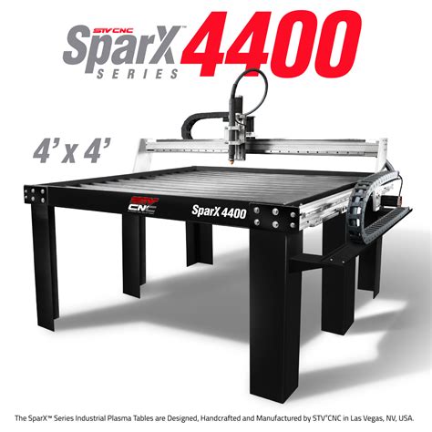 Stv®cnc Sparx™ 4400 Plasma Table 4x4 Plasma Table Online Stv Cnc Automation Solutions