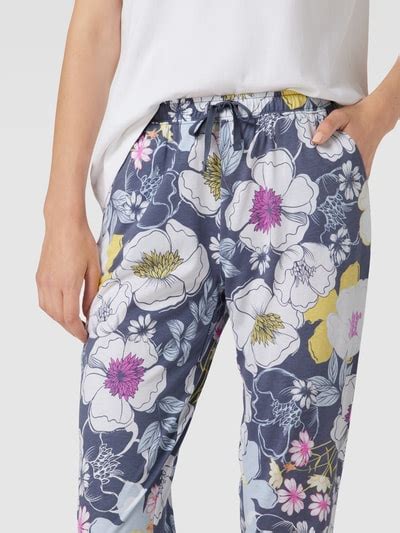 Lascana Pyjama Hose Mit Elastischem Bund Modell Dreams Blau Online