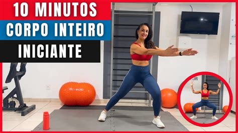 10 MIN TREINO COMPLETO USANDO CORPO INTEIRO PARA VOCÊ QUE É INICIANTE