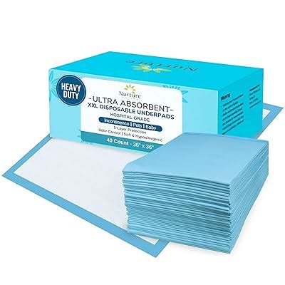 Xl X Heavy Duty Ultra Absorbent Bed Pads W Adhesive By