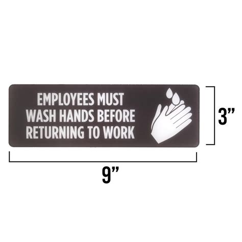 Employees Must Wash Hands Sign | ISGN-201