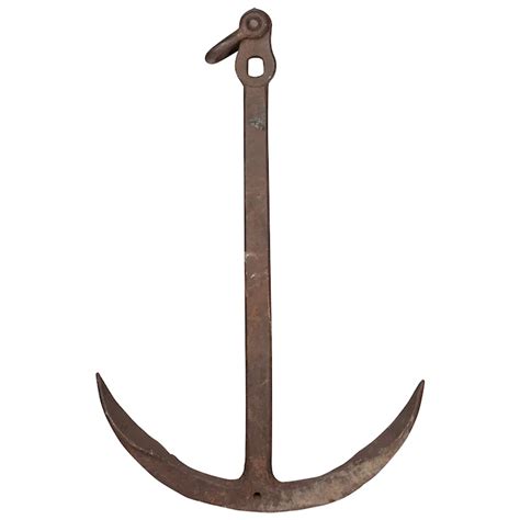 Th Century French Forged Iron Anchor Ruby Lane