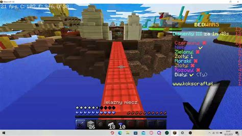 Kokscraft Pl Bedwars Youtube