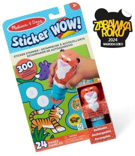 Sticker Wow Stempelki Z Naklejkami Dinozaury Melissa Doug Sklep