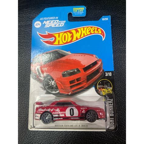Jual Hot Wheels Nissan GT R R34 Shopee Indonesia