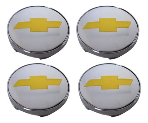 4 Centros Tapas Rin Para Chevrolet Captiva Trax Malibu 60mm Envío gratis