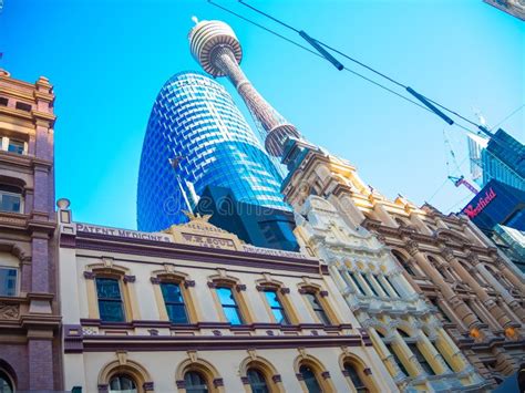 A Arquitetura Da Cidade De Sydney Downtown Centrepoint Ou Torre De