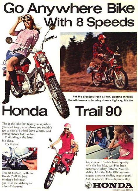 Vintage Honda Motorcycle Posters Téléchargement Affiche