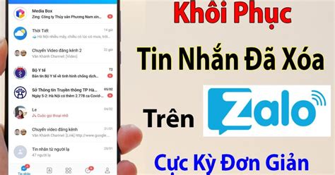 2 cách khôi phục tin nhắn Zalo đã xóa trên điện thoại dễ nhất Nắm lấy