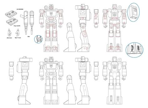 Behind The Design Transformers Red Robot Enhanced Design