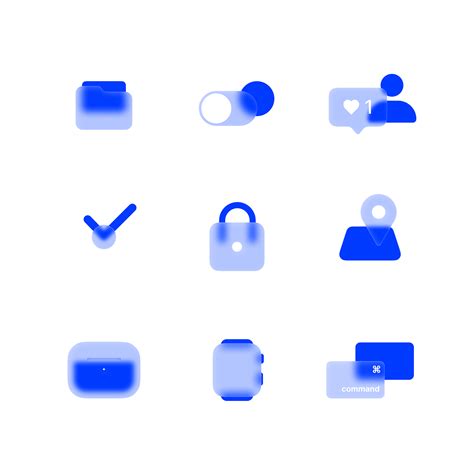 Glassmorphism icons :: Behance