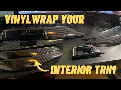 How To Vinyl Wrap Interior Trim Looks Oem F Youtube