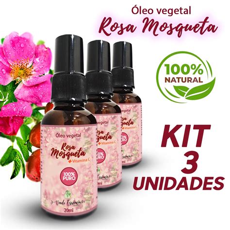 Kit C Unidades Leo De Rosa Mosqueta Puro C Vitamina C Ml