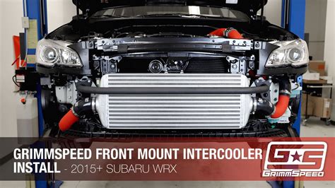 GrimmSpeed Front Mount Intercooler Install 2015 Subaru WRX YouTube