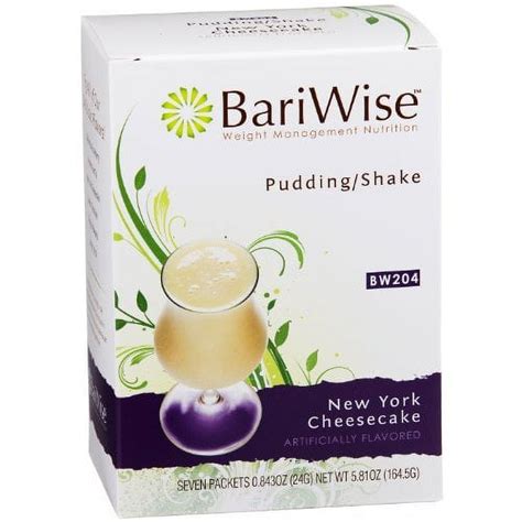 Bariwise High Protein Shake Low Carb Diet Pudding And Shake Mix New York Cheesecake 7