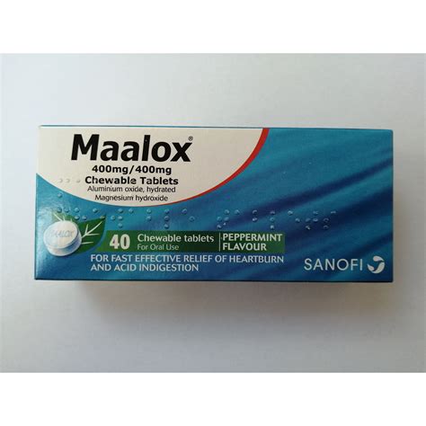 Maalox Chewable Tablets 40 Phelans Pharmacy