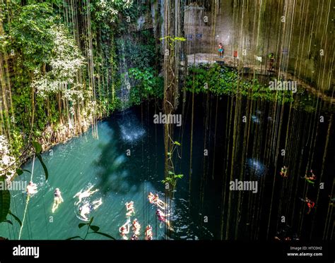 Cenote Ik Kil - Yucatan, Mexico Stock Photo - Alamy