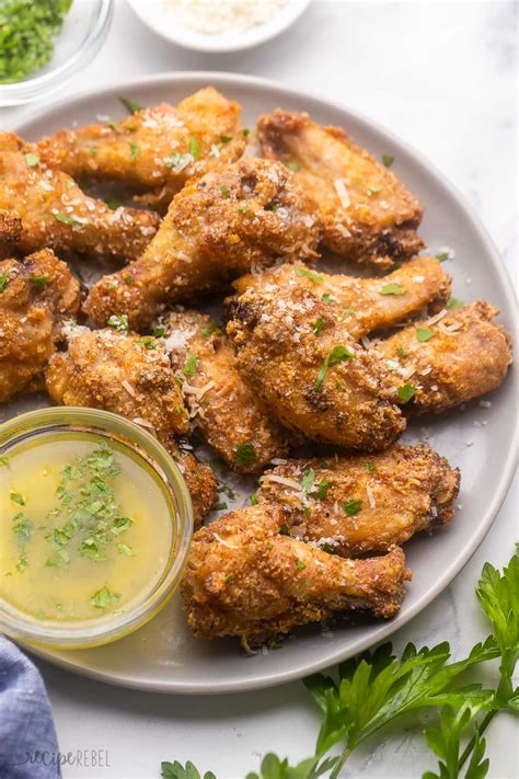 Garlic Parmesan Chicken Wings The Recipe Rebel