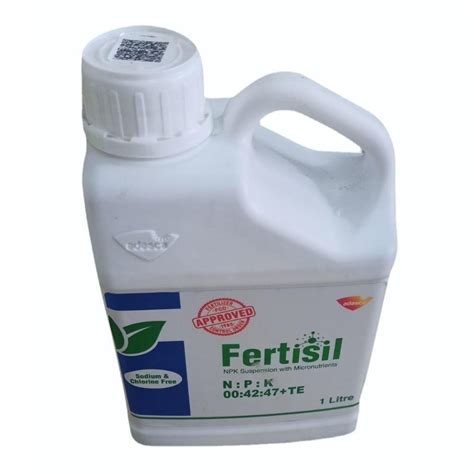 Liquid 1L Adasca Fertisil NPK Suspension Fertilizer, 1 Litre at Rs 1087/kg in Mancher