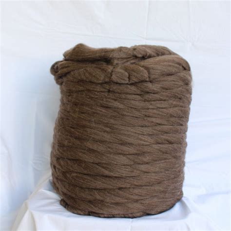 Wool Roving 4 Lbs Bulk Roll Natural Brown Mocha Un Dyed Wool Etsy