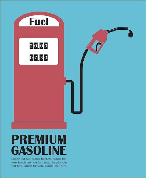 Premium Vector Gas Station Poster