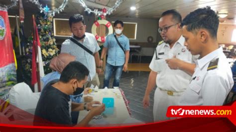 Polres Pelabuhan Belawan Tes Urine Abk Km Kelud Ini Hasilnya